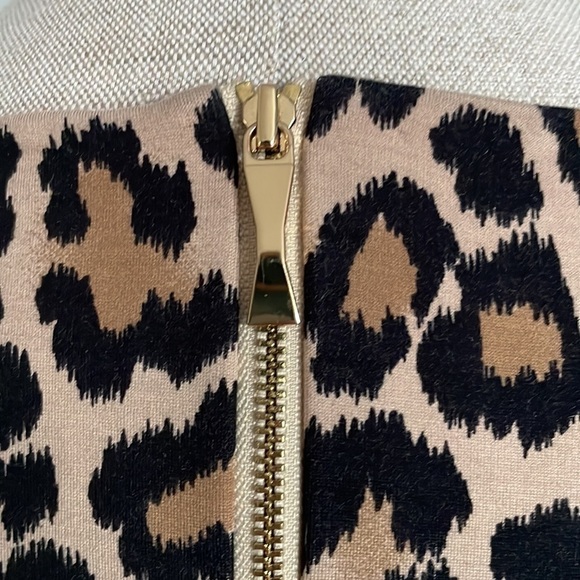 Kate Spade 3/4" Sleeve Leopard Print Ponte Dress! - Picture 9 of 16